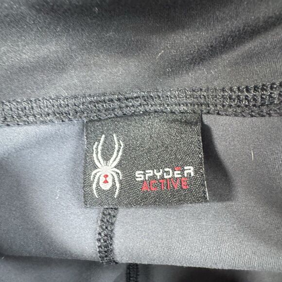 Spyder Joggers Women's Medium Gray Black Camouflage Drawstring Pockets Pull On - Picture 3 of 8